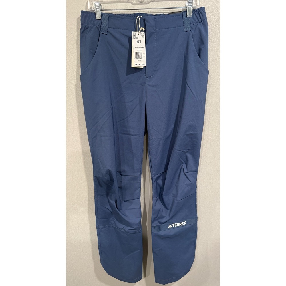 Adidas MT woven pants‎ 34" T Hiking Pants Color Wonder Steel Straight Slim Fit